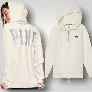 VS PINK LIMITED EDITION SHERPA HOODIE